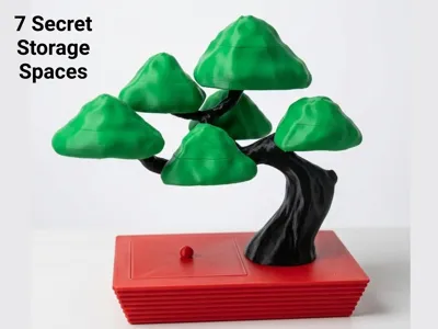 Secret Storage Bonsai Organizer (7 compartments)