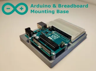 Arduino & Breadboard Mounting Base