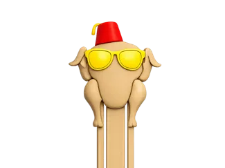 Friends Chicken Bookmark