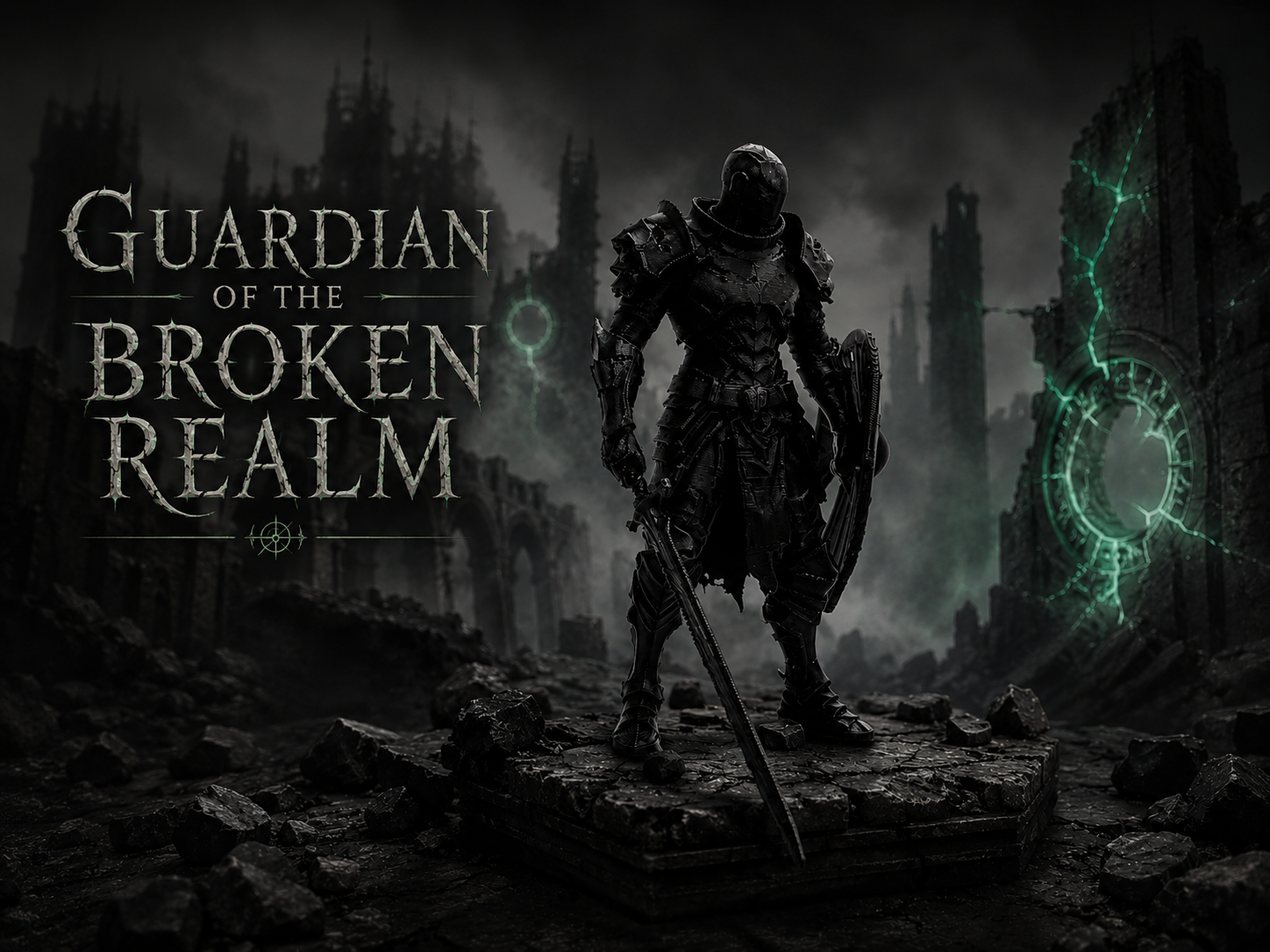 Guardian of the Broken Realm Fantasy Miniature