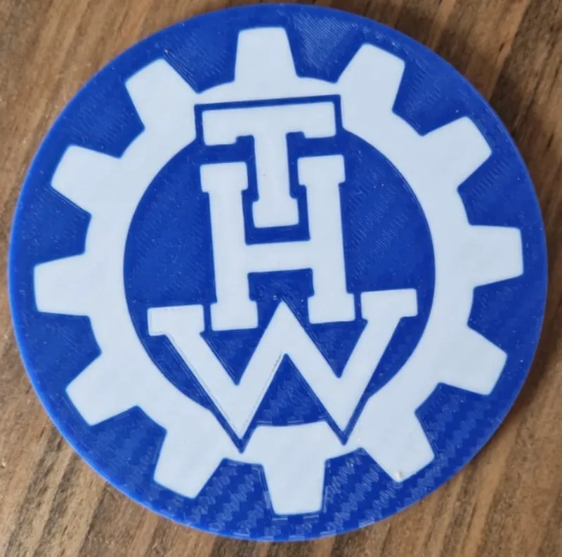 THW Untersetzer (Technisches Hilfswerk)