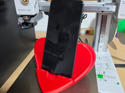 Heart shape phone stand