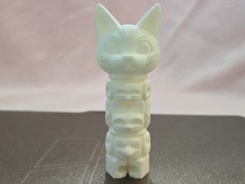 Cat Totem Pole (Tiki pole)
