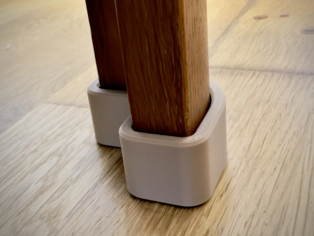 One Foot Riser L-shaped bed foot riser (parametric/customizable) - Free 3D Print Model ...