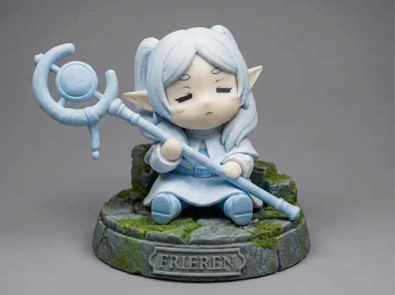 葬送的芙莉蓮Q版模型 Chibi Frieren 3D Model