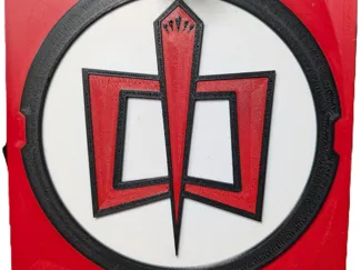 Greatest American Hero Logo/Symbol w Red Backdrop