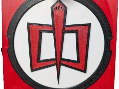 Greatest American Hero Logo/Symbol w Red Backdrop