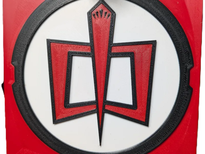 Greatest American Hero Logo/Symbol w Red Backdrop