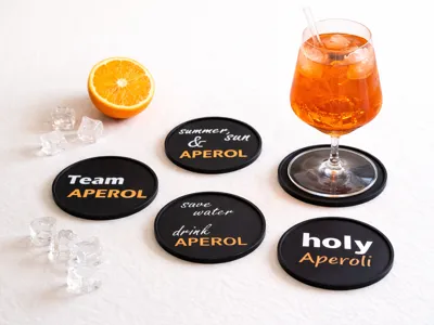 Aperol coaster