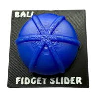 Magnetic Sphere Slider | Standard 0.20 | Blue / White Smiley