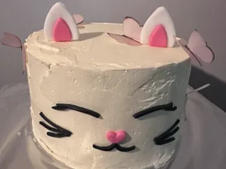 Cat for cake design or cookie cutter