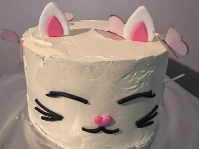 Cat for cake design or cookie cutter