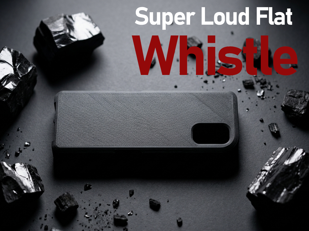 Super Loud Flat Whistle - The Flat Hurricane
