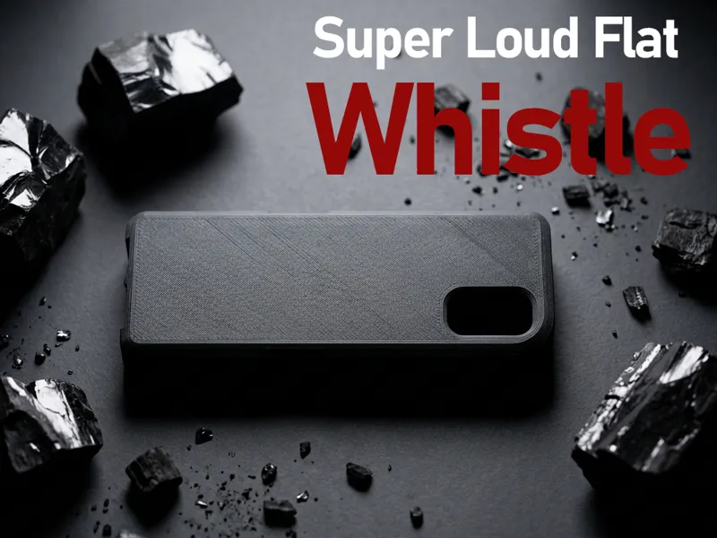 Super Loud Flat Whistle - The Flat Hurricane