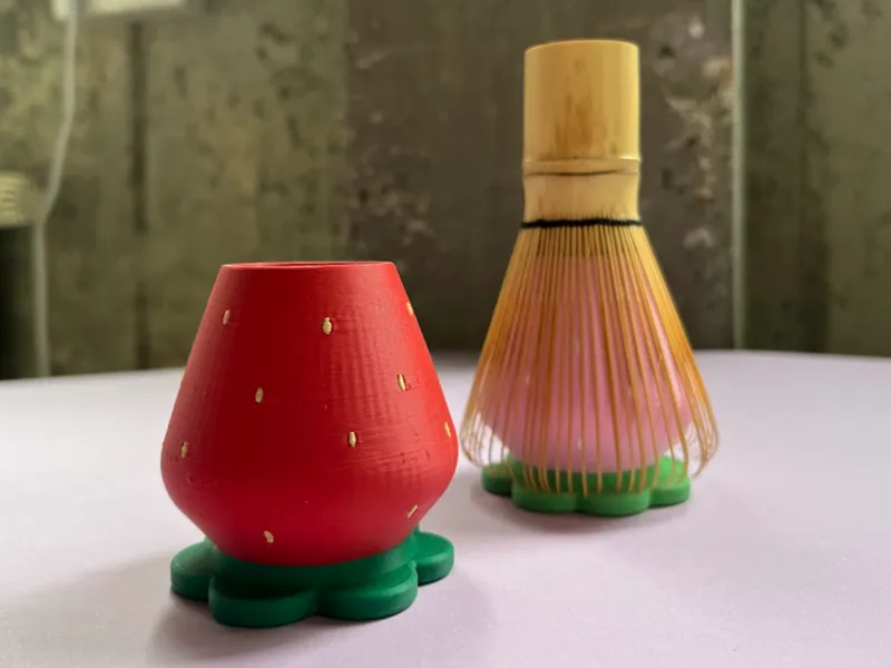 Strawberry Chasen (Matcha Whisk) Holder
