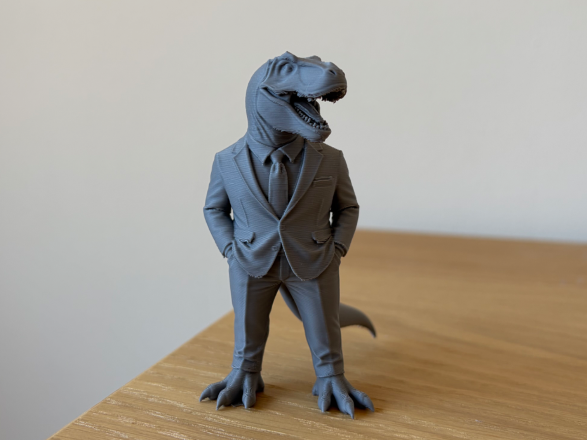Business T-Rex Figure | Funny Dinosaur Desk Decor