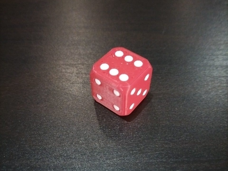 Dado de Juego 3D / 3D Game Dice – 16 mm