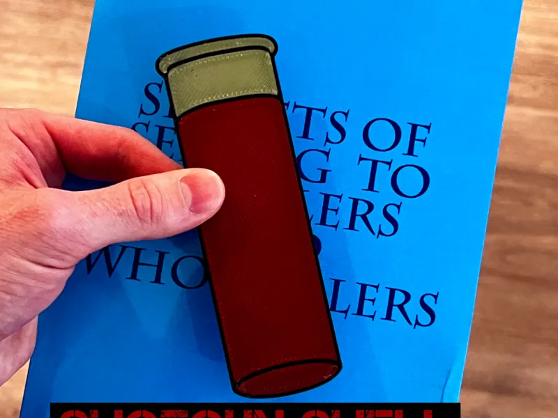 Shotgun Shell Bookmark