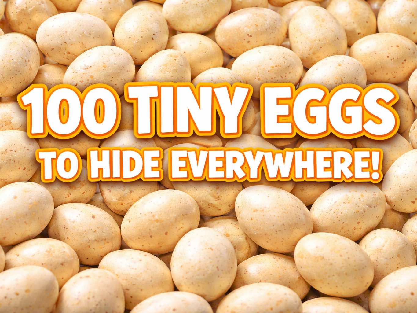 100 Tiny eggs Prank
