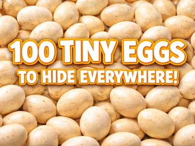 100 Tiny eggs Prank