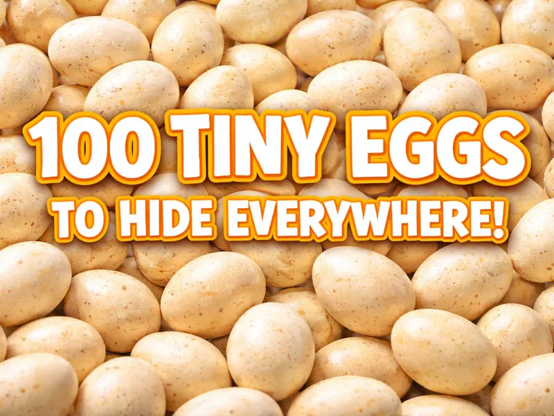 100 Tiny eggs Prank