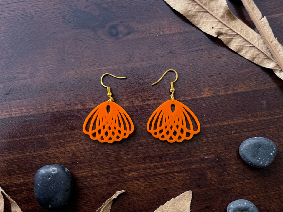 Fallen flower earrings