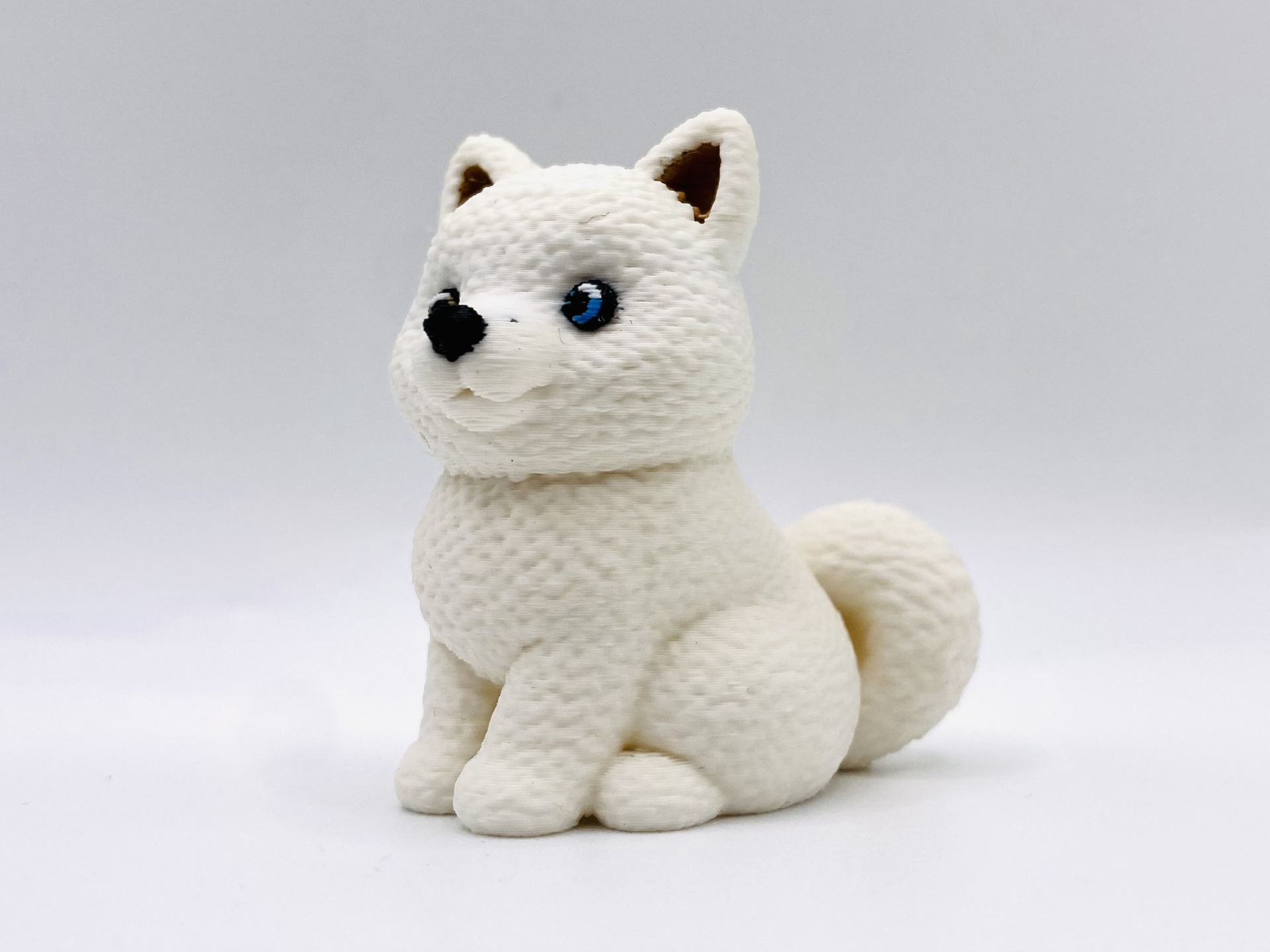 Knitted Japanese Spitz 3D model
