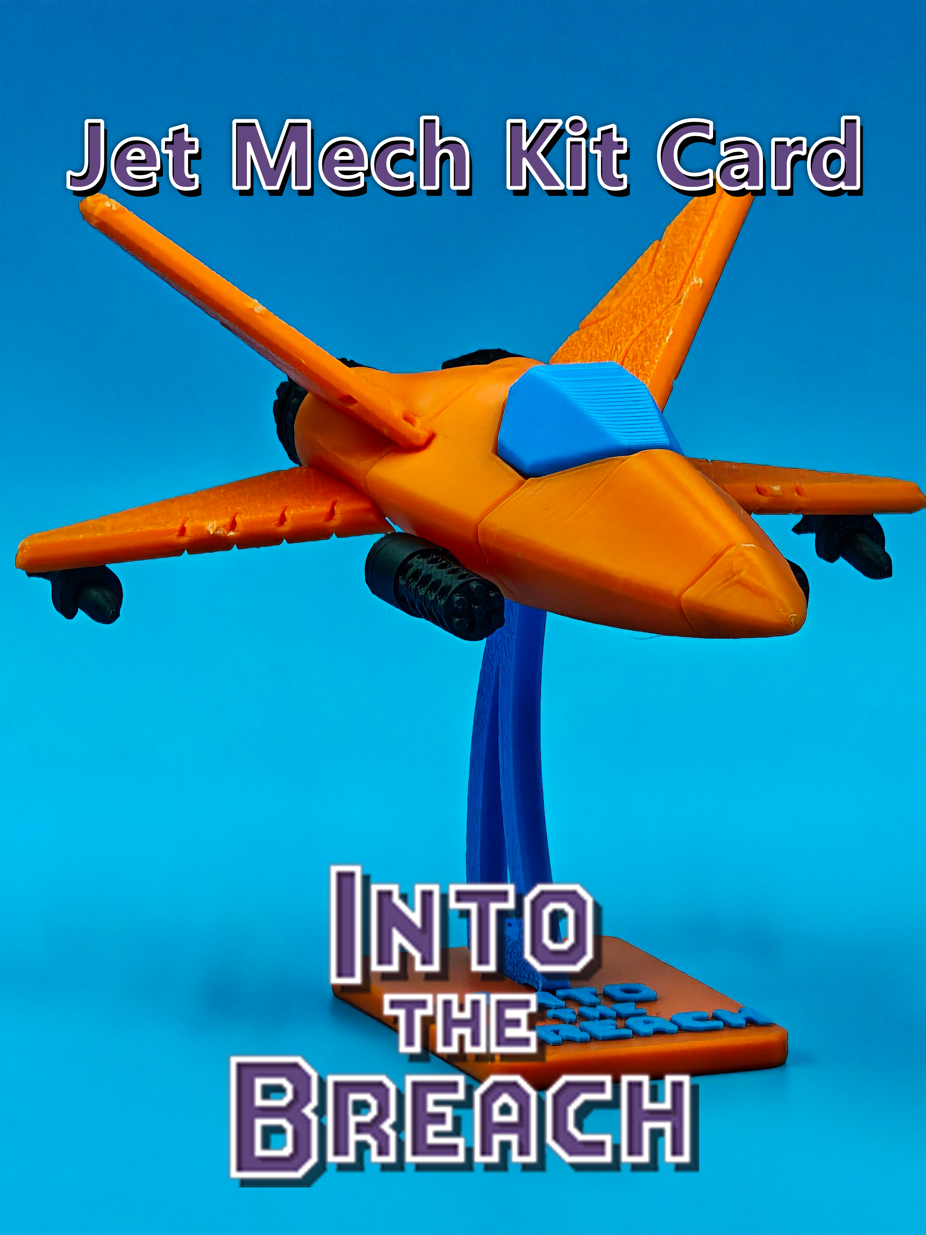 Miniatura 2 do modelo 3D 喷气机机甲套卡