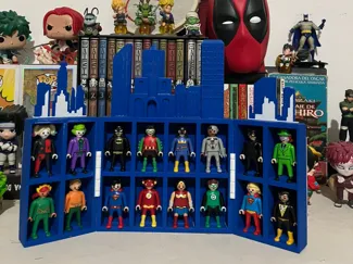 Playmobil DC kinder display stand