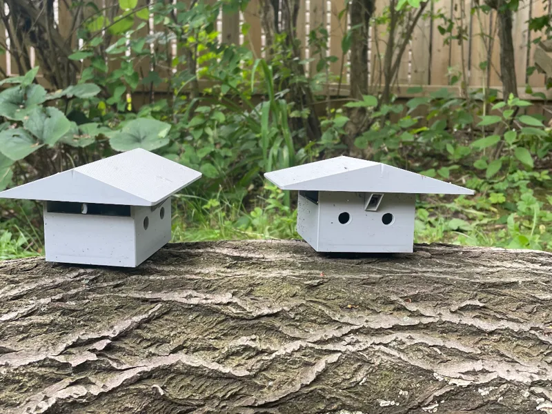 Mothball Dispenser House for Garden Pest Control