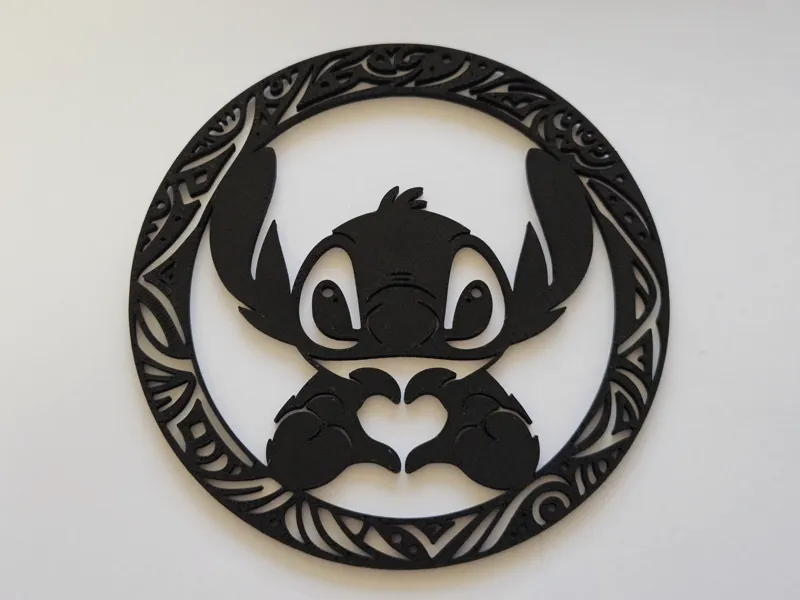 Wall Art - Stitch forming Heart with Hands Framed