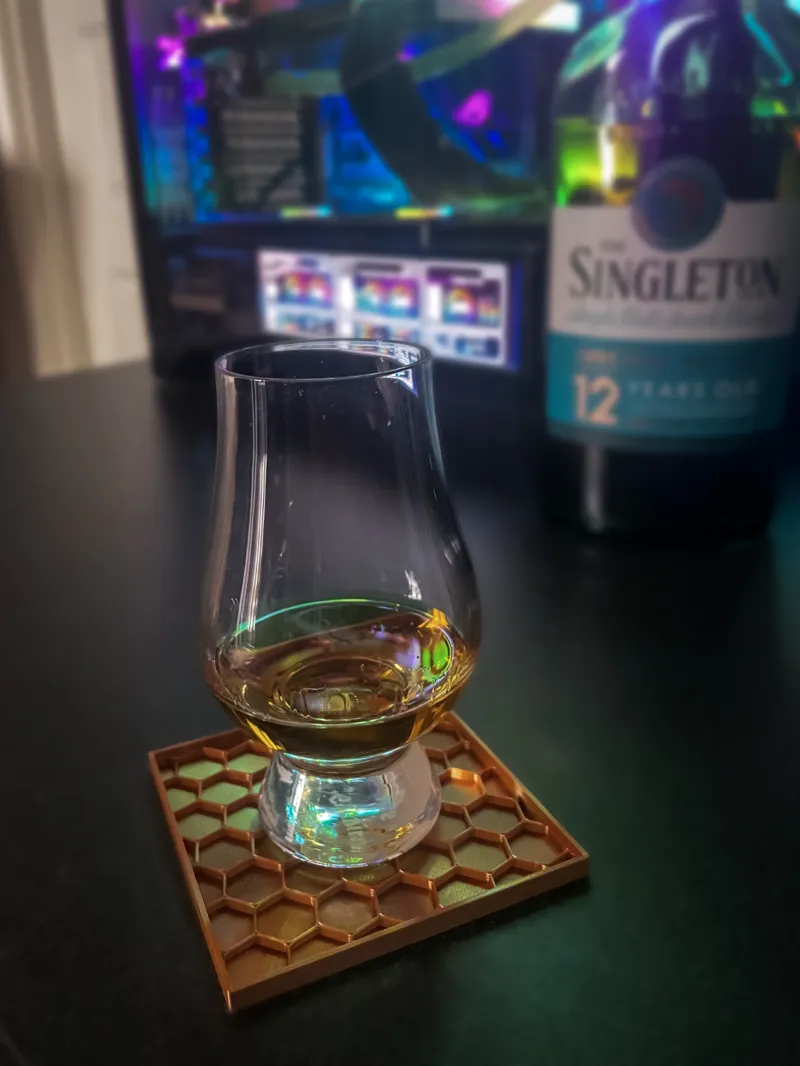 Square Honeycomb coaster