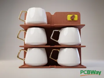 Organizador: Coffee Cup Stand-Organizer — vista de referencia 3