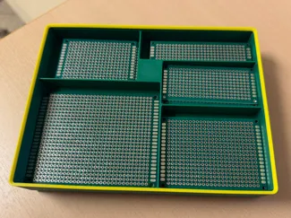 Gridfinity bin for Elegoo PCB Kit