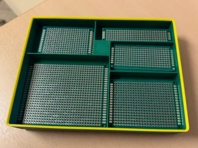 Gridfinity bin for Elegoo PCB Kit