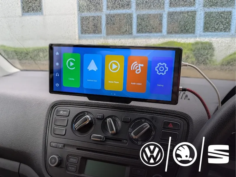 Aftermarket unit mount for the Up!, Mii and Citigo