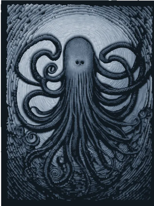 Ghost Octopus - HueForge