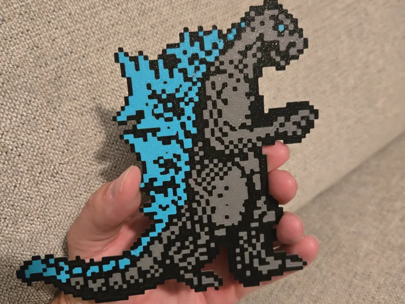 Pixel Godzilla
