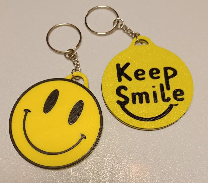 Keep Smile Keychain