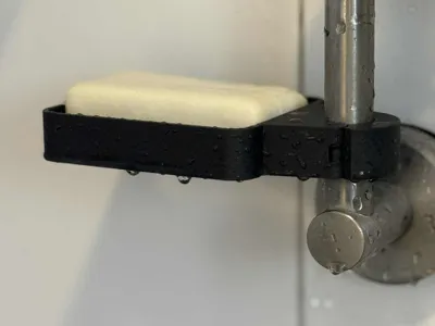 Grip'n'Drip soap tray (print-in-place)