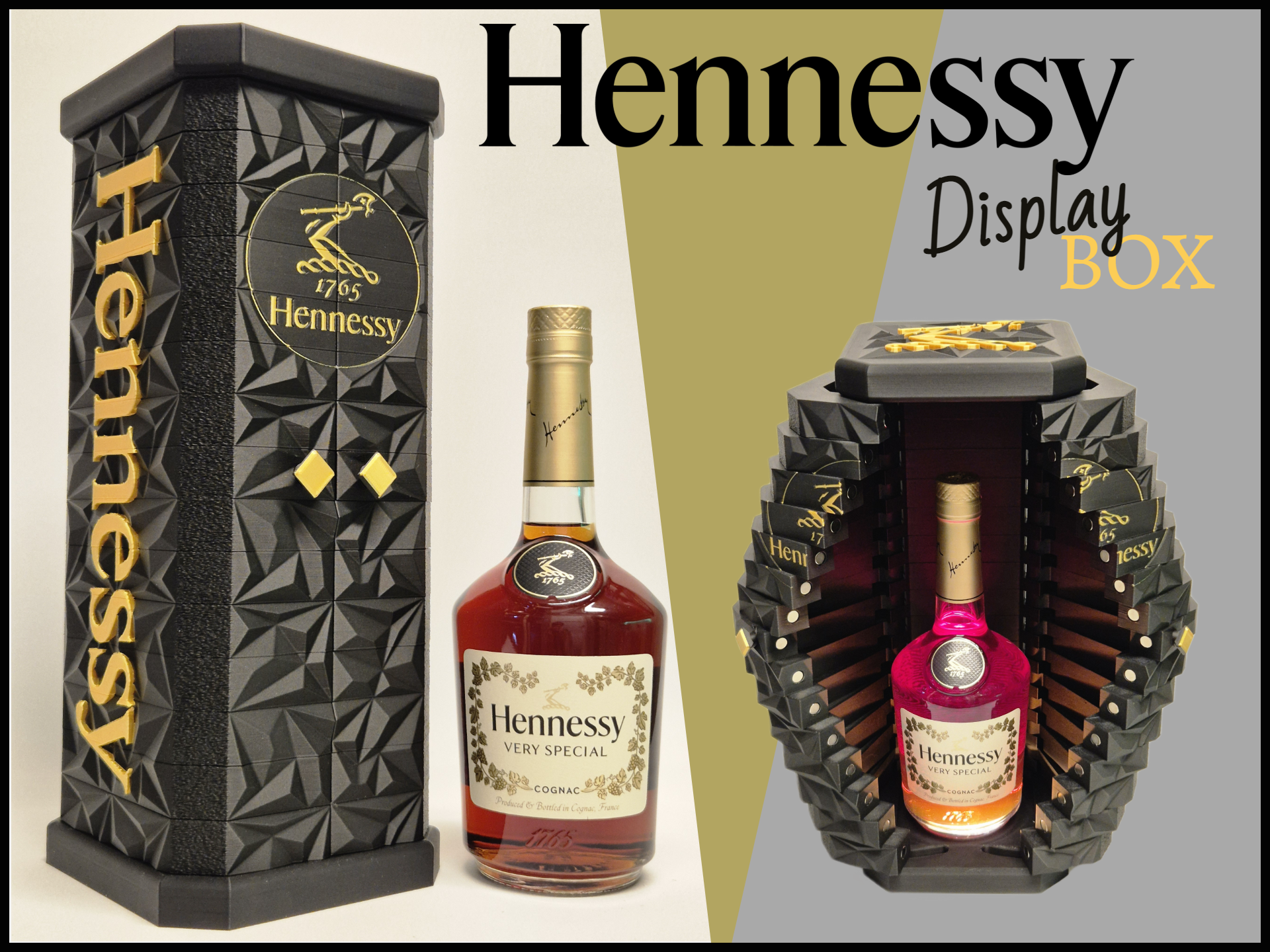 Hennessy Folding Door Display Box