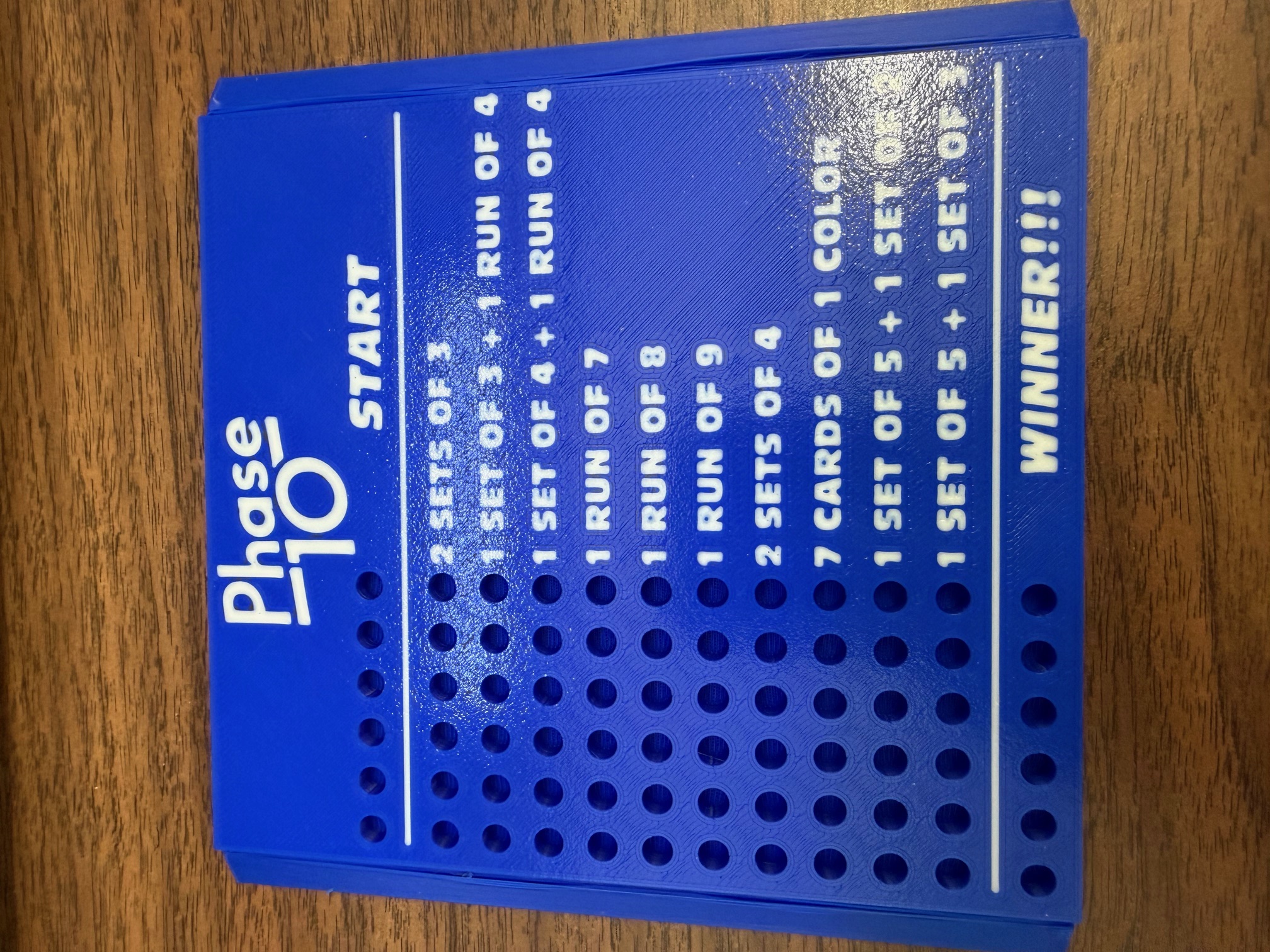 Miniatura 1 do modelo 3D Phase 10 Box - scoreboard