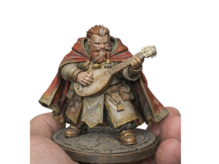Dwarf Bard Miniature