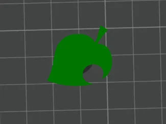 Animal Crossing Leaf Croc Charm