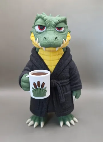Accesorio para impresora 3D: Ok, Let's Croco-dial it Down - Crocodile (No AMS) — vista de referencia 3