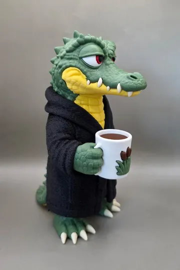 Accesorio para impresora 3D: Ok, Let's Croco-dial it Down - Crocodile (No AMS) — vista de referencia 4
