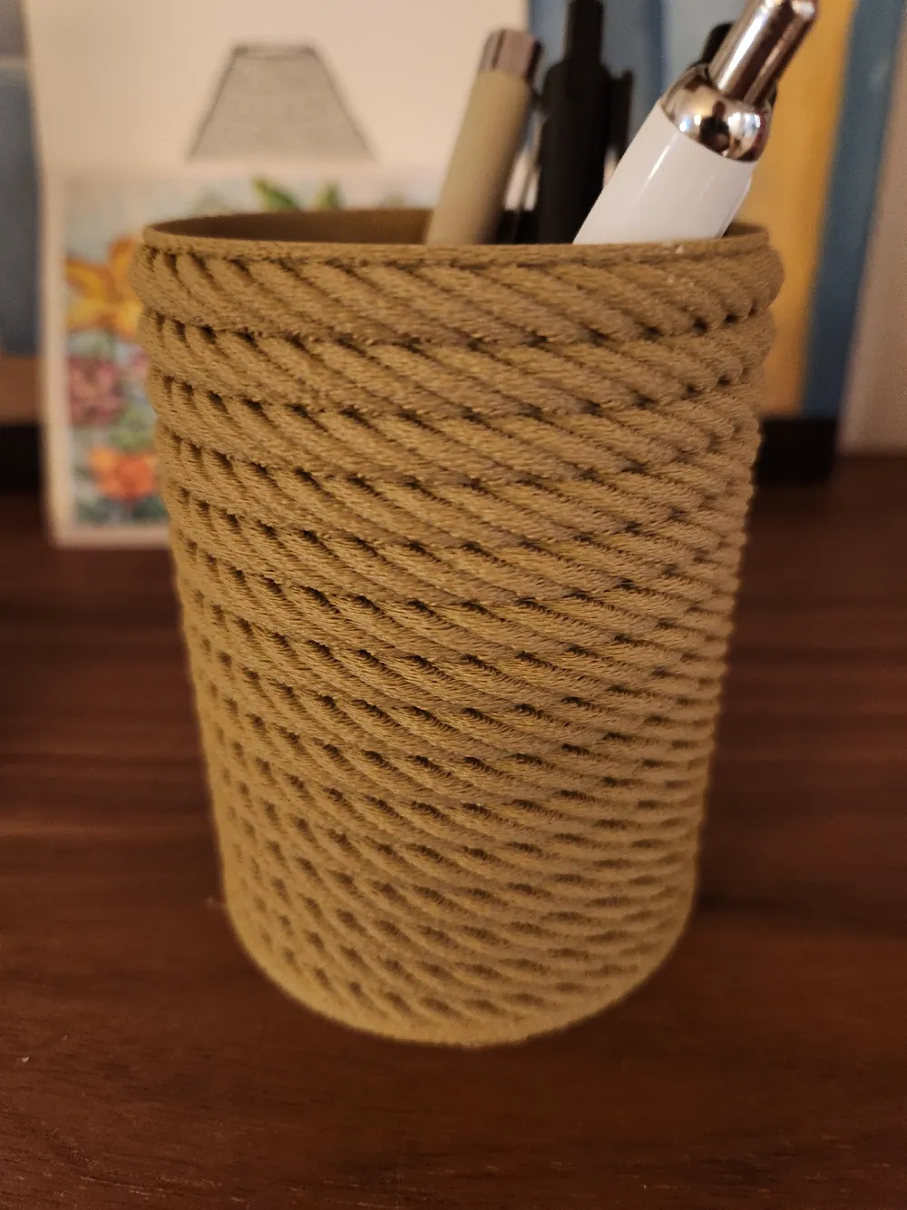 Rope-Patterned Pencil Holder by T.H Made - MakerWorld