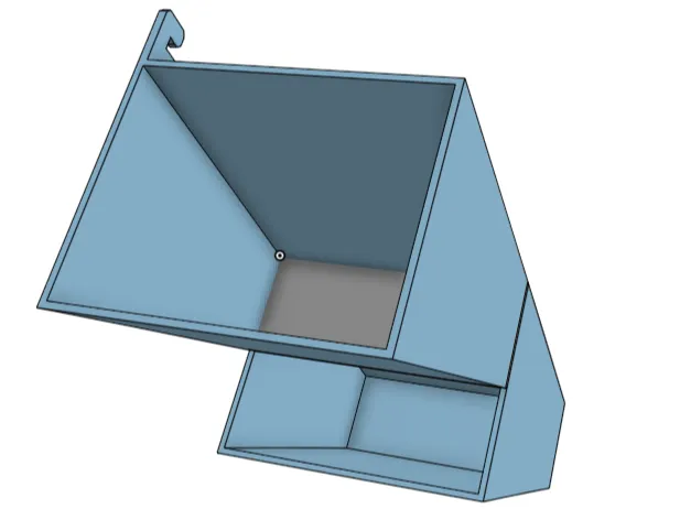3x5 Index Card Hanger for Cubicle Rails