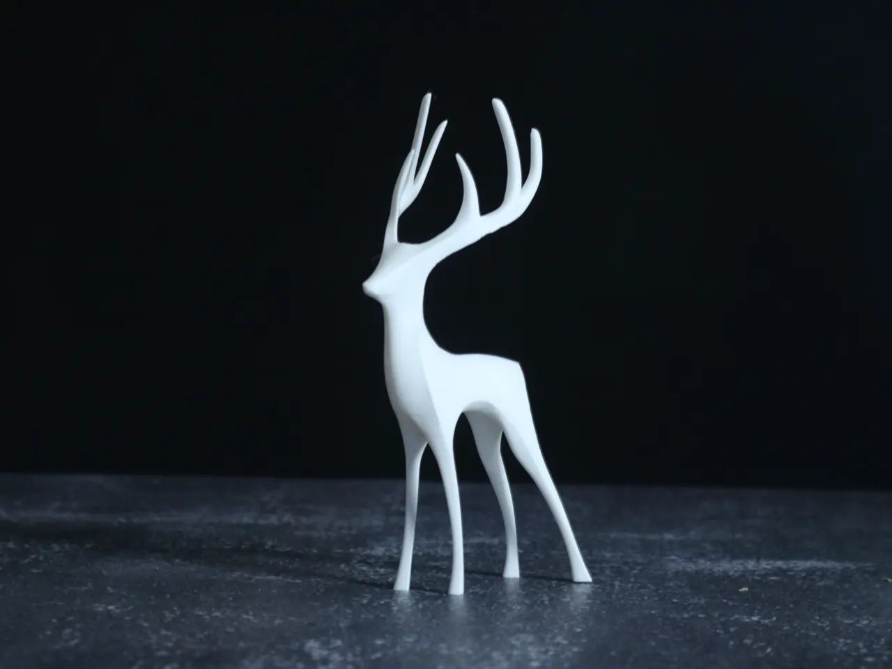 Deer - stag view 4
