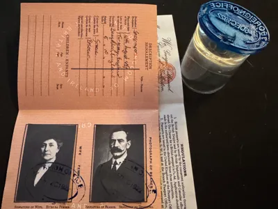 1920s Passport Stamp